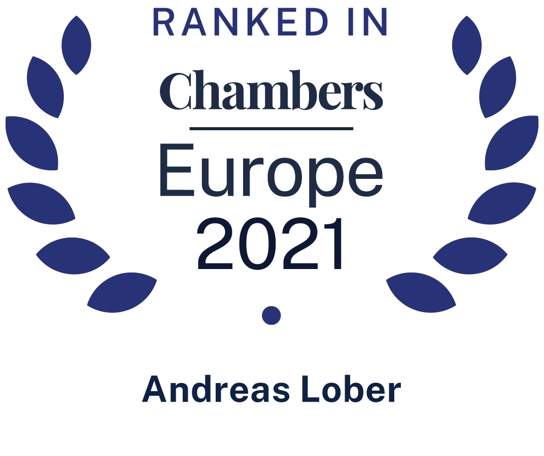 Andreas Lober, Chambers Europe 2021
