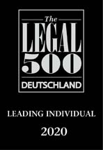 Gerrit Ponath, Leading Individual by Legal 500 Deutschland 2020
