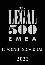 Leading Individual, Legal 500 2023